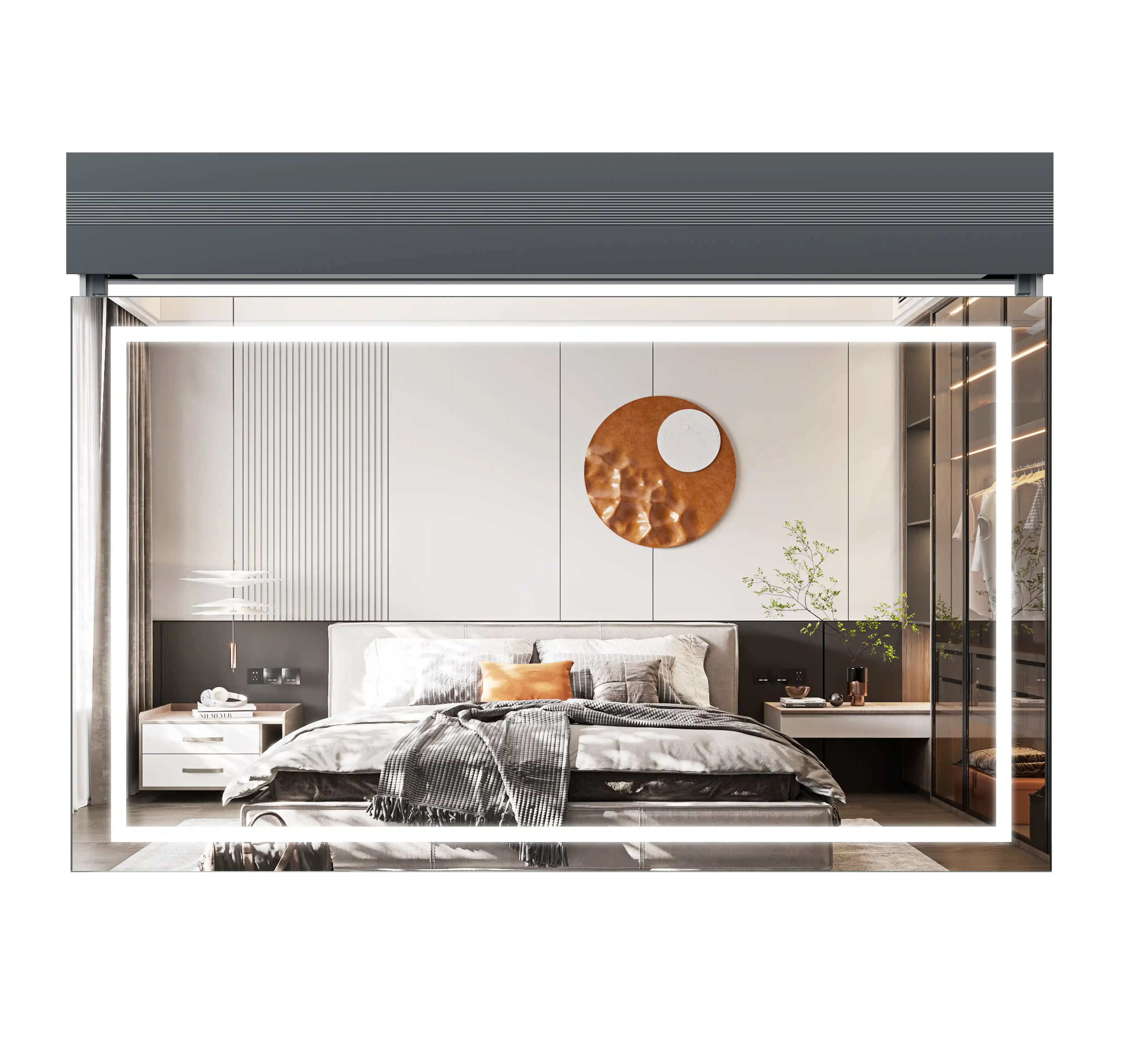 Automatic Lifting LED Vanity Mirror best